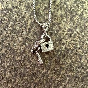 Lock & key necklace